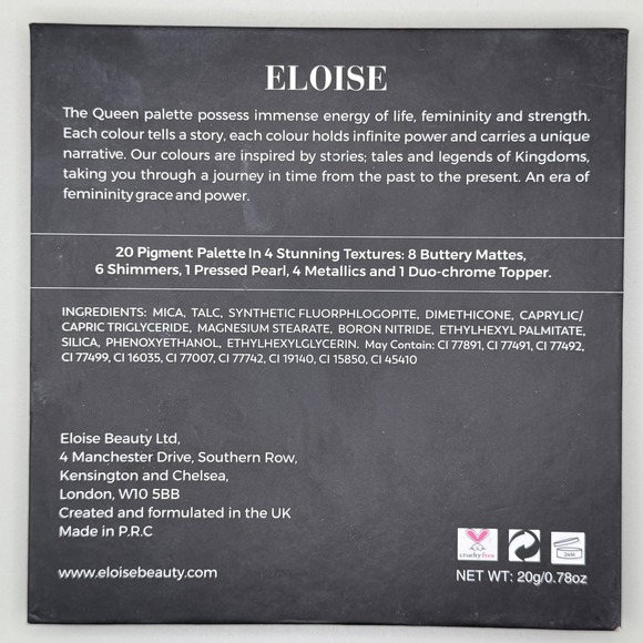 Eloise The Queen Eyeshadow Palette Makeup Palette 20 Colors - Picture 4 of 4